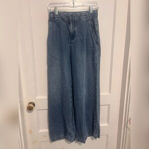 YFB Young fabulous & Broke Wide-Leg High Rise Elastic Waist Jeans Size S